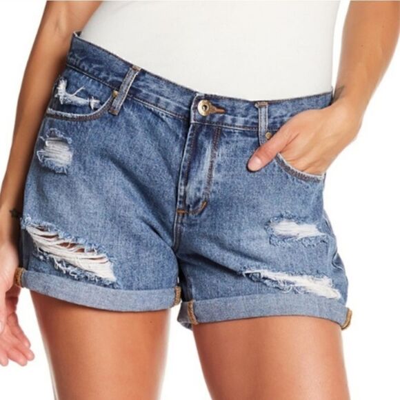 Articles of Society Behy Distressed Shorts Denim Shorts 30 - Picture 1 of 12
